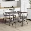Tangkula 5PCS Dining Table Set For 4 Rectangular Kitchen Table & 4 Chairs W/ Metal Frame Grey Oak 2 Tangkula 5PCS Dining Table Set For 4 Rectangular Kitchen Table & 4 Chairs W/ Metal Frame Grey Oak -Tangkula GUEST 4a3e1433 652c 419d bdd5 165bcc07af8c