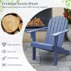Tangkula 4PCS Patio Adirondack Chair W/ Inclined Seat High Backrest & Wide Armrests -Tangkula GUEST 4c6be597 a31e 49e1 a08f 0572f8747720