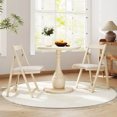 Tangkula Upholstered Dining Chair Set Of 4 W/ Curved Backrest Rubber Wood Frame 4 Tangkula Upholstered Dining Chair Set Of 4 W/ Curved Backrest Rubber Wood Frame - Image 2