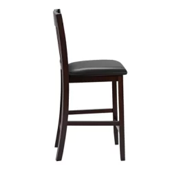 Tangkula Set Of 4 Bar Stools Counter Height Pub Chairs W/ PU Leather Seat&Rubber Wood Legs 11 Tangkula Set Of 4 Bar Stools Counter Height Pub Chairs W/ PU Leather Seat&Rubber Wood Legs -Tangkula GUEST 51ac4c1a 068b 4a2e a411 7df0bc5fdac4