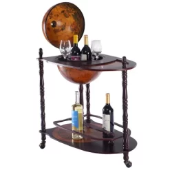 Tangkula Globe Bar Stand 34'' H Global Italian Style Rack Drinks Bottle Shelf 10 Tangkula Globe Bar Stand 34'' H Global Italian Style Rack Drinks Bottle Shelf -Tangkula GUEST 51cb86ed 1f92 4262 9bea cfa29ac4d7c6