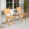 Tangkula 2 PCS Folding Patio Chairs W/ Inclined Backrest Teak Wood Outdoor Dining Chairs 2 Tangkula 2 PCS Folding Patio Chairs W/ Inclined Backrest Teak Wood Outdoor Dining Chairs -Tangkula GUEST 51cc7fb3 9716 48c3 b137 7e42ab7615c1