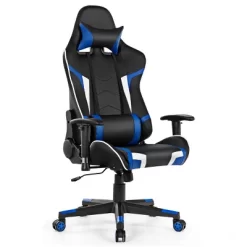 Tangkula Gaming Desk& Massage Gaming Chair Set Gamer Workstation With Headphone Hook 11 Tangkula Gaming Desk& Massage Gaming Chair Set Gamer Workstation With Headphone Hook -Tangkula GUEST 59de5dcf 5a01 45e4 b949 49d7d510fe12