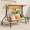 Tangkula 3-Seat Outdoor Converting Patio Swing Glider Adjustable Canopy Porch Swing 1 Tangkula 3-Seat Outdoor Converting Patio Swing Glider Adjustable Canopy Porch Swing -Tangkula GUEST 5a846fee 953f 46a3 bb59 13e446bc3c81