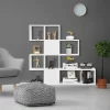 Tangkula 5-Shelf Modern Ladder Corner Bookshelf Display Storage Rack For Home&Office -Tangkula GUEST 5ae23bc1 430f 4238 84c9 b25f209f7196