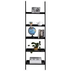 Tangkula 5 Layers Display Shelves Bookcase Shelving Unit Storage Wall Stand