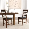 Tangkula Wooden Dining Chair Set Of 2 Pu Leather Upholstered Kitchen Chairs W/ Padded Seat -Tangkula GUEST 5c758b76 919e 4506 9779 e254cbea3797