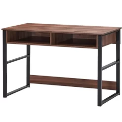 Tangkula Computer Desk Study Writing Table W/2 Drawers Workstation For Home Office -Tangkula GUEST 5ca20fd8 5804 4eb7 a3e7 e38dc8063d29