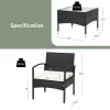 Tangkula 3PCS Wicker Rattan Furniture Patio Coffee Table Chair W/ Washable Cushion 2 Tangkula 3PCS Wicker Rattan Furniture Patio Coffee Table Chair W/ Washable Cushion -Tangkula GUEST 5d595df8 b98b 4c0b 8bc3 ffca54b06cf8