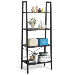 Tangkula 4-Tier Ladder Bookshelf Display Ladder Rack Free-Standing Plant -Tangkula GUEST 5dcdef9a 49e9 47ee a633 baa62572e59a