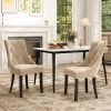 Tangkula Upholstered Dining Chairs Set Of 2 Tufted Wingback Chairs W/ Solid Wood Legs 2 Tangkula Upholstered Dining Chairs Set Of 2 Tufted Wingback Chairs W/ Solid Wood Legs -Tangkula GUEST 5dee5738 5c8f 4100 b738 ff661db3d5b2