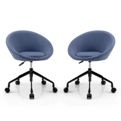 Tangkula Set Of 2 Swivel Home Office Chair Adjustable Accent Chair W/ Flexible Casters 23 Tangkula Set Of 2 Swivel Home Office Chair Adjustable Accent Chair W/ Flexible Casters -Tangkula GUEST 61e10c3b 0177 4115 8656 3a39c99f1099