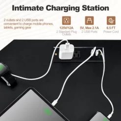 Tangkula L-Shaped Desk With Power Outlet 66” Computer Corner Desk With CPU Stand & Heavy-duty Metal Frame Rustic Brown/Black 15 Tangkula L-Shaped Desk With Power Outlet 66” Computer Corner Desk With CPU Stand & Heavy-duty Metal Frame Rustic Brown/Black -Tangkula GUEST 62f83d19 ddf1 46b3 b7c2 bb7d0f524dee