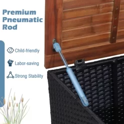 Tangkula 3PCS Patio Rattan Conversation Set Outdoor Furniture Set W/ Turquoise Cushions -Tangkula GUEST 688aa508 47a6 4d08 a420 6dec739ba6af