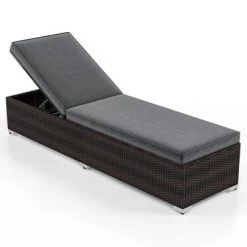Tangkula Outdoor Chaise Lounge W/ Long Seat Cushion Heavy-Duty Metal Frame 13 Tangkula Outdoor Chaise Lounge W/ Long Seat Cushion Heavy-Duty Metal Frame -Tangkula GUEST 69374d6b caad 43cb 8a38 6219444e137f