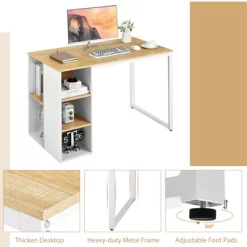 Tangkula Home Office Computer Desk Laptop Table Writing Workstation W/ 5 Cubbies -Tangkula GUEST 6a54d13a 619f 4d5a b1f6 f90a358fbc8b