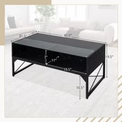 Tangkula High-gloss LED Coffee Table W/ Faux Marble & Tempered Glass Top 4 Storage Cubes 20 Tangkula High-gloss LED Coffee Table W/ Faux Marble & Tempered Glass Top 4 Storage Cubes -Tangkula GUEST 6cc56914 0a7a 46de b6ba ccd2cd431e2b