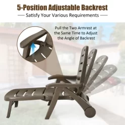 Tangkula 2 PCS Patio Chaise Lounge Chair 5-Position Folding Recliner For Beach Poolside Backyard 19 Tangkula 2 PCS Patio Chaise Lounge Chair 5-Position Folding Recliner For Beach Poolside Backyard -Tangkula GUEST 6d1c0504 8d98 4d75 8c6d 6e2fb3488b04