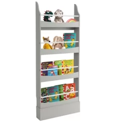 Tangkula 4-Tier Kids Bookshelf Toy Storage Bookcase Rack Wall W/ Anti-toppling Kits 22 Tangkula 4-Tier Kids Bookshelf Toy Storage Bookcase Rack Wall W/ Anti-toppling Kits -Tangkula GUEST 6d786e63 b9fb 4a25 a5b6 64c4d9c8675b