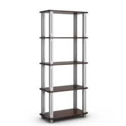 Tangkula 5-Tier Storage Rack Display Shelves Bookshelf For Home Office -Tangkula GUEST 6e3c360b 6921 4020 8280 5ac26d9a8748