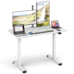 Tangkula Electric Standing Desk Adjustable Stand Up Computer Desk Anti-collision -Tangkula GUEST 78fd969e 63af 41d1 94fb fddd3f4592c1