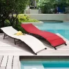 Tangkula 2PCS Outdoor Patio Rattan Wicker Lounge Chair Chaise Folding W/ Reversible Cushions Red & White 1 Tangkula 2PCS Outdoor Patio Rattan Wicker Lounge Chair Chaise Folding W/ Reversible Cushions Red & White -Tangkula GUEST 7a28e23f 88a9 4360 ad20 c0455d9cbb75