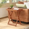 Tangkula Solid Wood Tray Table Set Of 2 W/Removable Top Rectangular TV Tray Bistro Table 2 Tangkula Solid Wood Tray Table Set Of 2 W/Removable Top Rectangular TV Tray Bistro Table -Tangkula GUEST 7b309363 82c4 4d3e 971f 4d784af8674d 1