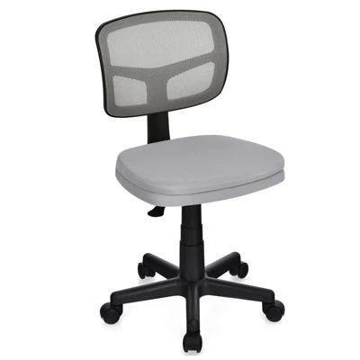 Tangkula Armless Mesh Office Chair Ergonomic Swivel Computer Desk Chair Height Adjustable Task Chair For Adults And Kids 14 Tangkula Armless Mesh Office Chair Ergonomic Swivel Computer Desk Chair Height Adjustable Task Chair For Adults And Kids - Image 12