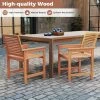 Tangkula Patio Chairs Set Of 2 Outdoor Wooden Dining Chairs W/ Inclined Backrests 2 Tangkula Patio Chairs Set Of 2 Outdoor Wooden Dining Chairs W/ Inclined Backrests -Tangkula GUEST 7f2856ce 3d33 4d16 b165 a380101445b8