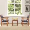 Tangkula 3 PCS Patio Rattan Bistro Set Outdoor Acacia Wood Table & Chairs Set 1 Tangkula 3 PCS Patio Rattan Bistro Set Outdoor Acacia Wood Table & Chairs Set -Tangkula GUEST 808b61a7 fc08 4d8c 8942 f046cac5f69e