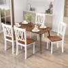 Tangkula Dining Chairs Set Of 4 Wood Farmhouse Dining Room Side Chairs For Home Kitchen