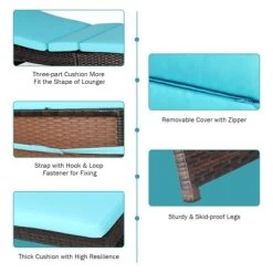 Tangkula Patio Adjustable Rattan Chaise Lounge Chair Folding Reclining Wicker Chair 14 Tangkula Patio Adjustable Rattan Chaise Lounge Chair Folding Reclining Wicker Chair -Tangkula GUEST 88844f0d dc0c 41bb 9739 3f2dd9f7a74f