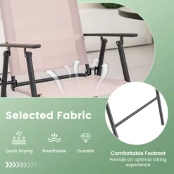 Tangkula 4PCS Bistro Set Folding Counter Height Chairs Round Bar Table & Umbrella Patio 14 Tangkula 4PCS Bistro Set Folding Counter Height Chairs Round Bar Table & Umbrella Patio -Tangkula GUEST 8a5e1962 c1f1 4675 ab5a 39b50f5dce88