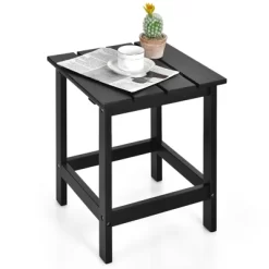 Tangkula 15" Outdoor Square Side End Table Wooden Coffee Table Suitable For Garden Patio Balcony White/Gray/Black 15 Tangkula 15" Outdoor Square Side End Table Wooden Coffee Table Suitable For Garden Patio Balcony White/Gray/Black -Tangkula GUEST 8c6ab756 17f9 424c 87da ed8a033aa709