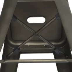 Tangkula Set Of 4 Metal Bar Stools 30" Industrial Height Chair Low Back -Tangkula GUEST 8d249c3a 792a 4a17 8a8b 8de0b52a4a58