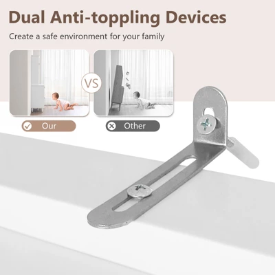 Tangkula 77" Tall Kitchen Pantry Storage Cabinet With LED Lights And Power Outlets 8 Tangkula 77" Tall Kitchen Pantry Storage Cabinet With LED Lights And Power Outlets - Image 6