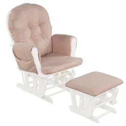 Tangkula Rocking Chair Baby Nursery Chair Glider With Ottoman &Storage Pocket -Tangkula GUEST 8fb82497 e7fb 490e bce4 f4e3eb79817c
