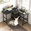 Tangkula L Shaped Corner Computer Desk Study Table W/Storage Shelves -Tangkula GUEST 8fe1e920 42d3 4ada b1eb bf355badf32a