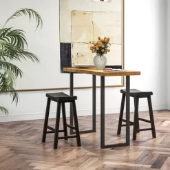 Tangkula Set Of 4 Saddle Bar Stools Counter Height Dining Chairs W/ Wooden Legs Black 12 Tangkula Set Of 4 Saddle Bar Stools Counter Height Dining Chairs W/ Wooden Legs Black -Tangkula GUEST 910dc05b 34c2 4a69 a30a 3551b2729d0b
