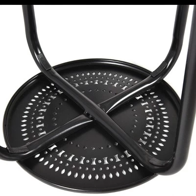 Tangkula Set Of 6 Stackable Stools Metal Chair Dining Set W/ Round Top 5 Tangkula Set Of 6 Stackable Stools Metal Chair Dining Set W/ Round Top - Image 3