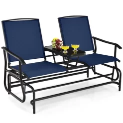 Tangkula 2 Person Outdoor Patio Double Glider Chair Loveseat Rocking -Tangkula GUEST 925581a3 afa1 4b80 a18d 7659d6557aff