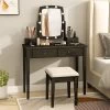 Tangkula Vanity Table Set With Lighted Mirror Adjustable 10 Bulbs Dresser 4 Drawer 2 Tangkula Vanity Table Set With Lighted Mirror Adjustable 10 Bulbs Dresser 4 Drawer -Tangkula GUEST 9658e163 c8dc 4fce ab42 8f6a20c1289e