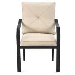 Tangkula 4 PCS Patio Dinning Chairs Cushioned Chairs W/Steel Frame For Garden Backyard & Poolside -Tangkula GUEST 974b64ad 96ef 4196 8cd6 1e5d8006fa0b
