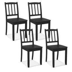 Tangkula Wood Dining Chair Set Of 4 W/ Rubber Wood Legs Curved Backrest For Kitchen 23 Tangkula Wood Dining Chair Set Of 4 W/ Rubber Wood Legs Curved Backrest For Kitchen -Tangkula GUEST 974e4e59 5f8e 4cbc 8ccd 91c1469e3286