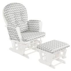 Tangkula Rocking Chair Baby Nursery Chair Glider With Ottoman &Storage Pocket -Tangkula GUEST 99944fb0 70dc 4eb0 aeb9 7e0ca3622fc1