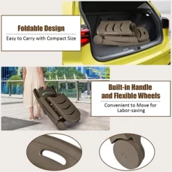 Tangkula Outdoor Chaise Lounge Chair 5-Position Folding Recliner For Beach Poolside Backyard -Tangkula GUEST 9ef8f4db 8f6f 4d86 8097 94d68a64b558