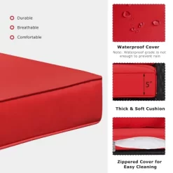 Tangkula Outdoor Wicker Rocking Chair Glider Rattan Rocker Recliner With Cushion 16 Tangkula Outdoor Wicker Rocking Chair Glider Rattan Rocker Recliner With Cushion -Tangkula GUEST a6dd16d4 3ed0 4821 b03d 3d1a6b6716e7