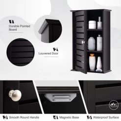 Tangkula Wall Mount Medicine Cabinet Multifunction Bathroom Storage Organizer Espresso 14 Tangkula Wall Mount Medicine Cabinet Multifunction Bathroom Storage Organizer Espresso -Tangkula GUEST a7a941d2 e56d 4c06 b1a5 c5bb9c961142