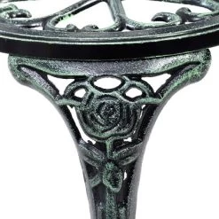 Antique Aluminum Bench Patio Garden Chair Porch Cast For Outdoor Green -Tangkula GUEST a8f81b4c 38f6 4f30 ad7b f378a51d0a88