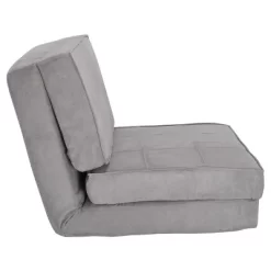 Tangkula Fold Down Chair Convertible Couch GrayBlack -Tangkula GUEST acf4435e 2a92 42af 957e 2c2e3f2aa632